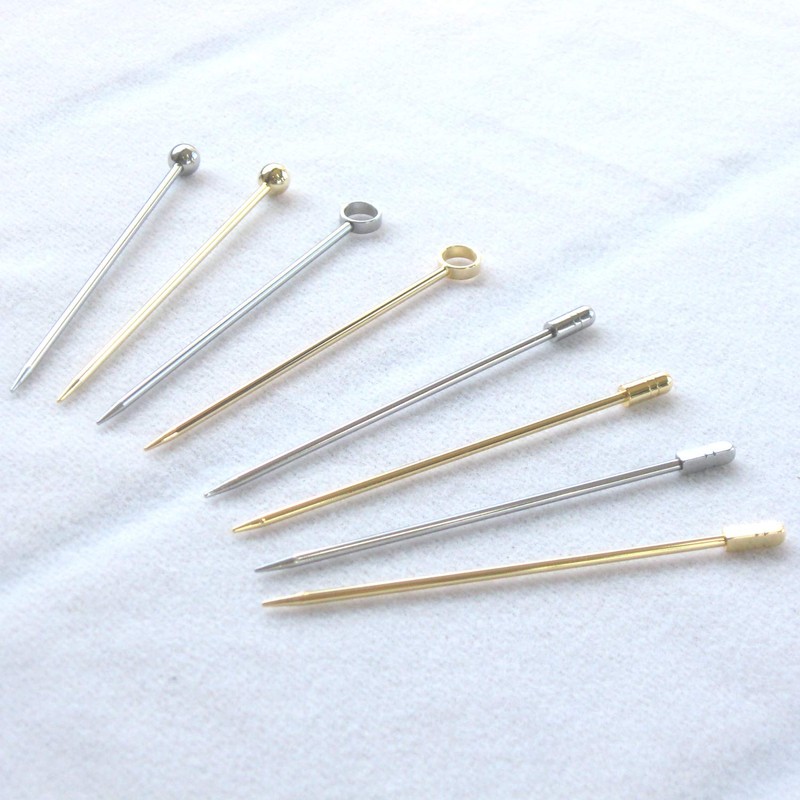 Nagao Pintxos Pick Hors D'oeuvres Pin, Round Rod, Set of