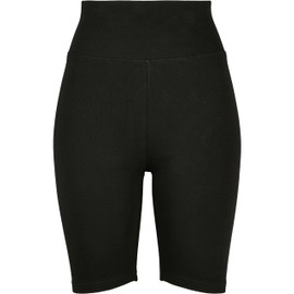 Urban Classics Women’s Cycling Shorts High Waist Cycle Yoga Shorts (Hose Ladies Radler-hose High Waist Cycle Shorts) - Black, size: 5XL