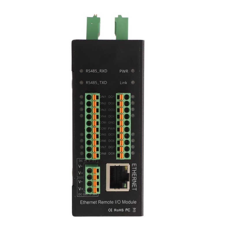 Multi Channel Switch Analog to Ethernet IO Module DC 9‑36V