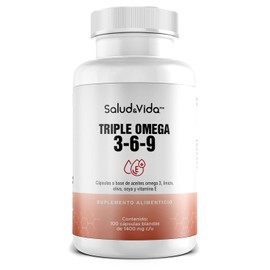 Saludvida México Triple Omega 3-6-9 1400 Mg - 100 Cápsulas