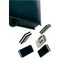 Domino Profesional Acrilico Cebra Negro Estuche Tipo Libro