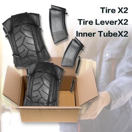 SIMEIQI 20 x 3.0 inch Fat Bike Tires or with 32mm Schrader Valve Bike Tubes Compatible with Urban Street Mountain Beach Bicycle Tire (2 Tires 2 Tubes)