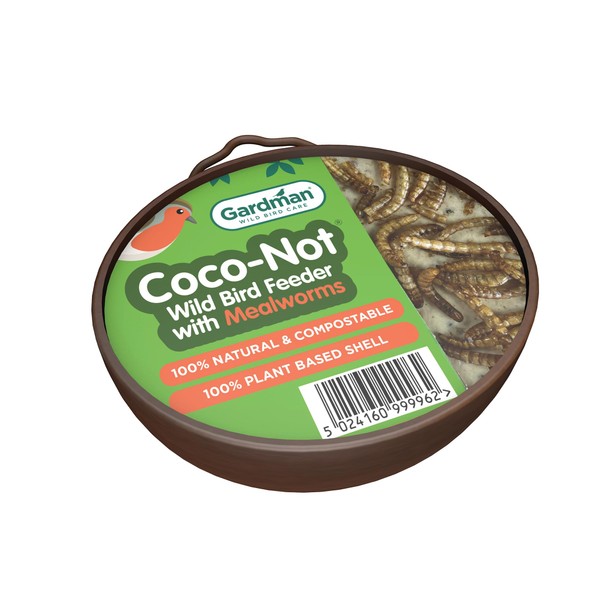 Gardman GM Coco-Not Mealworm Topped