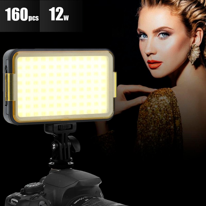 VBESTLIFE PAD160 Video LED Light 3200-6000K Stepless Dimmable with NP-F550