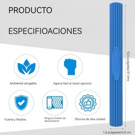 Banda Elástica de Resistencia 2 Piezas para Terapia Física y Rehabilitación - Alivia Dolor de Codo, Tendinitis y Fortalece Agarre - Ideal para Ejercicio en Casa o Gimnasio - Rojo/Azul
