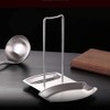 Lid and Spoon Rest Shelf,304 Stainless Steel Pan Pot Cover