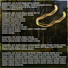 SuperDi Living House Replaces 604110 Hustler Raptor 42" 52" for Raptor SD/SDX Deck Tension Spring Anchor