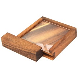 Logica Puzzles Art. Tricky Safe M - Wooden Brain Teaser - Secret Safe - Difficulty 5/6 Incredible - Leonardo da Vinci Collection