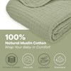 Comfy Cubs Comfy Cubs Muslin Baby Blanket - Soft, Lightweight,