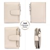 FREYAMIRA Rfid Blocking Wallet for Women Bifold Leather Wallet Compact