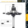 Akylin Slotting Cutter Router Bit, 1/4 Inch Shank, 4 Wing