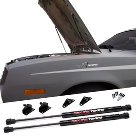Redline Tuning 21-11019-02 Hood QuickLIFT Plus System Compatible with Ford Pinto 1971-1980 (All Black Components)