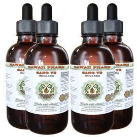 Sang Ye Alcohol-Free Liquid Extract, Sang Ye, Mulberry (Morus Alba) Leaf Glycerite Natural Herbal Supplement, Hawaii Pharm, USA 4x4 fl.oz