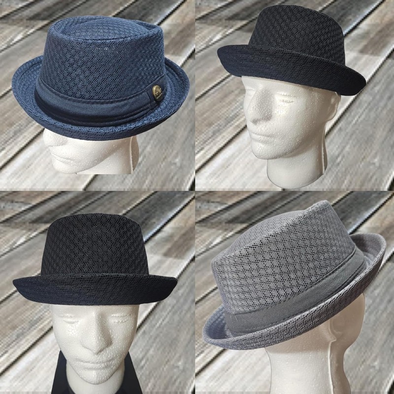 Frog Flag Pork Pie Hat, Concho, All Seasons, Breathable, Thermal,