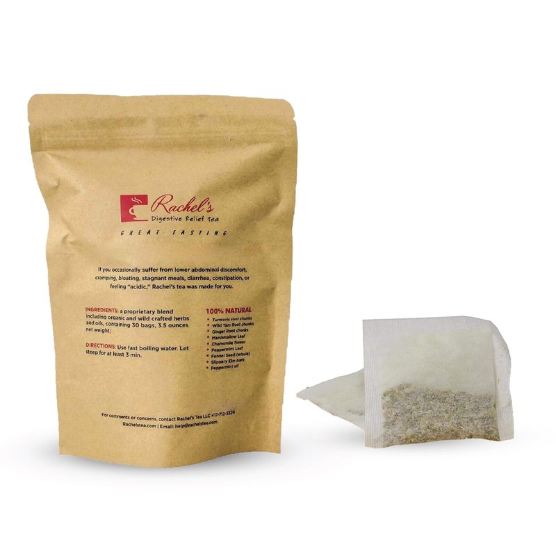 Rachel's Tea (60 Bags/120 Cups) Rachel’s Tea: Turmeric, Wild Yam,
