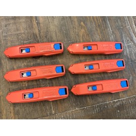 Allway Set Of 6 Allway SAFETY KNIFE SRK-B6 Box Cutter with 6 Blades Retractable Blade