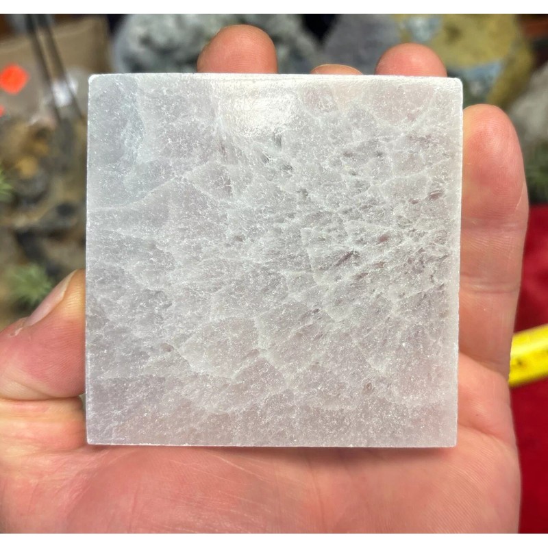 3 Inch Selenite Charging Plate Square Shape