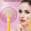 Electric Gold Facial Massager Anti Eye Wrinkle Face Slimming Micro