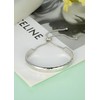 LILIE&WHITE Bracelet Women's Adjustable Silver Hammered Bracelet - Hypoallergenic, Fade-Resistant,