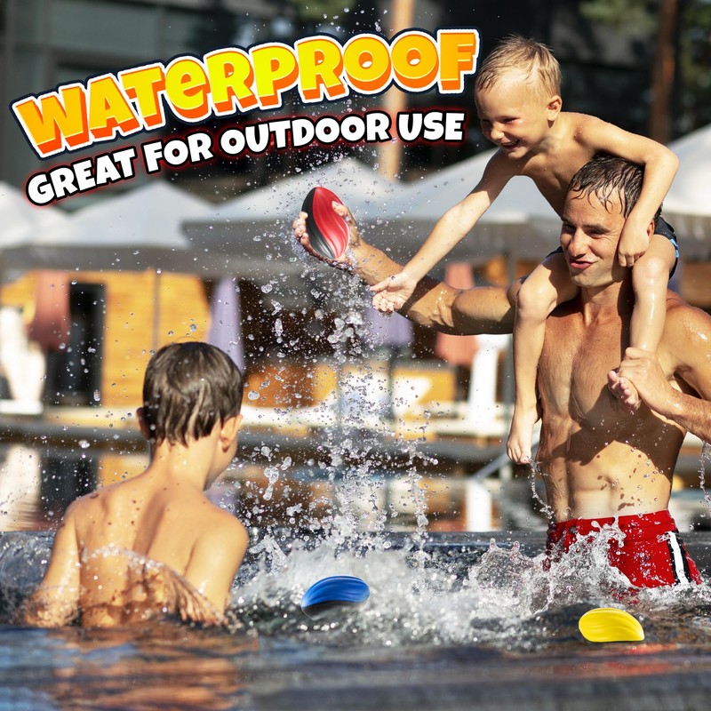 Bedwina 5" Mini Foam Football - (Pack of 3) Small