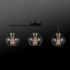 Globe Electric 59619 Harrow 3-Light Track Lighting, Matte Black, Antique