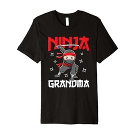 Ninja Grandma Family Matching Ninja Birthday Party Premium T-Shirt