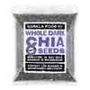 Gorilla Food Co. Whole Dark (Black) Chia Seeds - 400g