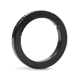 TIKIDESIGN Titanium Carabiner Keyring, Round Titanium Carabiner Keychain, Small Titanium Carabiner Hook for Organizing Keys and EDC Mini Tools