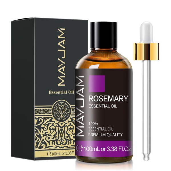 Rosemary Essential Oil with Dropper, MAYJAM Pure Rosemary Oil Aromatherapy