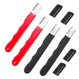 TorSor 4 Pack Pruning Shears Blade Sharpener Mini Portable Quick Edge Sharpening Carbide Knife Sharpeners for Garden Tool Trimming Knives Cutter Scissor Axe Clipper Pruners Kitchen Garage Outdoor