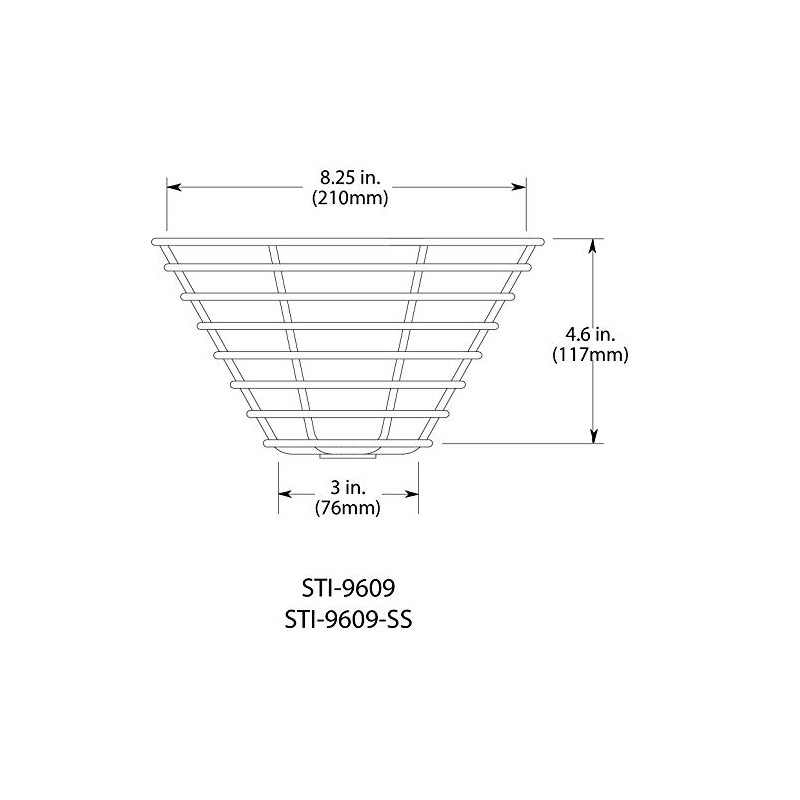 Safety Technology International, Inc. STI-9609 Steel Web Stopper®, 9 Gauge