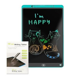 16 Pulgadas Tableta Escritura LCD Color, Tablero Electrónico de Dibujo a Color para Niños, Reutilizable y Borrable, Juguetes para Niños y Niñas a Part