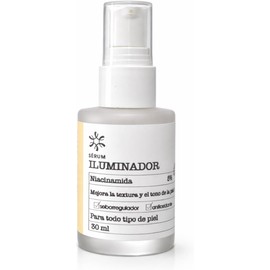 Sérum Facial Iluminador con Niacinamida 5%, Seborregulador y Antioxidante, 30 ml