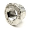 1/4" NPT Stainless Steel 304 Female Threaded Stepped Weld Bung