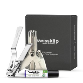Swissker by Swissklip Nose Hair Trimmer for Men I Manual Nose Hair Trimmer for Women I Professional Nail Clippers for Ingrown Toenail I Nail Clippers for Men I Natural Solution for Healthy Nails