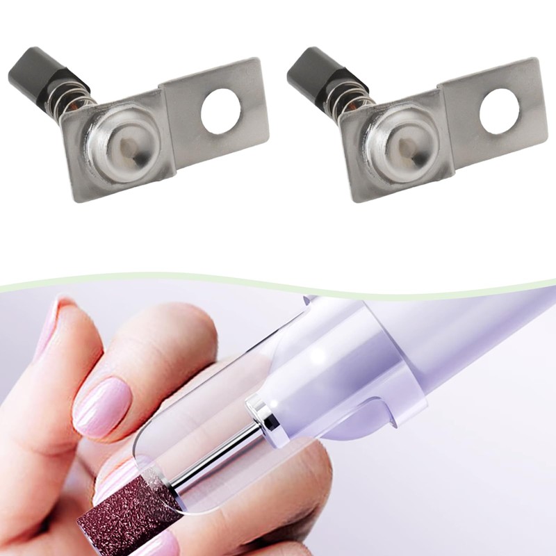 YINETTECH 2 Pairs Carbon Brush Set Nail Drill Carbon Brush