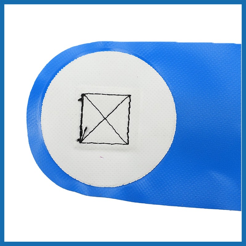 A ABSOPRO 2pcs Universal PVC Strap Handle Patches Carry Grab