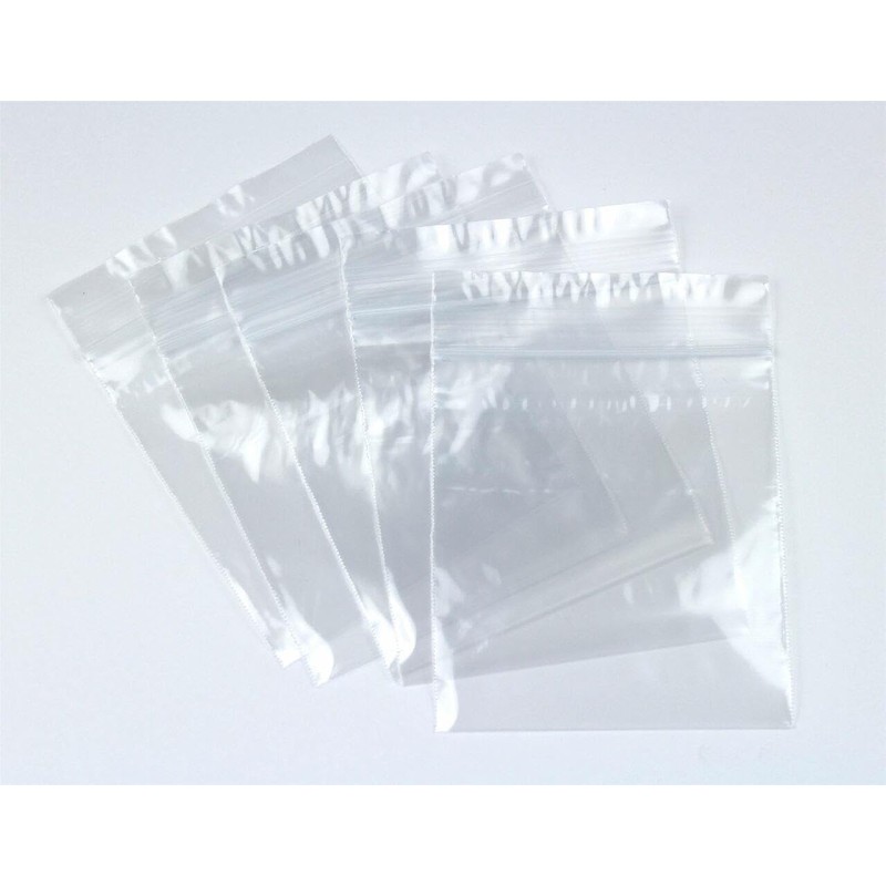 400pcs 2.25" x 3" Grip Seal Bags Clear Transparent Self