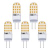 Lxcom Lighting 4W G6.35 LED Light Bulbs(5 Pack)- 110V Warm