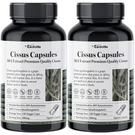 Earthville Cissus pill 50 times highly concentrated extract 120 capsules, 2 units / 어스빌 시서스알약 50배농축 고농축 추출물 120캡슐, 2개