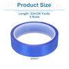sourcing map 5 Rolls Heat Tape 25mm x 33m High