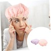 TOVINANNA Pcs Reusable Shower Caps for Women Hair Drying Hats