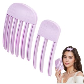 Volumizing Hair Clip, ergonomically designed hair clip, Enhance the fluffy effect of hair (Purple)