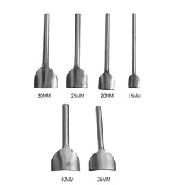 Leather Punch Half Round Steel Leather End Punch DIY Handmade Leather Corner Cutter Hole Tools 15-40mm