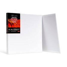 Elan Cotton Canvas Panels 12x12, 8-Pack Canvas Boards for Painting, Painting Canvas, Canvases for Painting, Art Board Bulk, Art Canvas Board, Blank Canvas Panel, Plain Canvas Board Art Canvas Panels