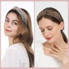 GeorgeX Diadema para Mujer, 4 Piezas Elegante Diadema Antideslizante, Set