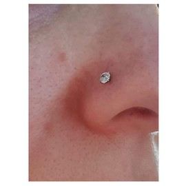 JFORYOU fake Nose Ring Fake Nose Stud Non Piercing Nose Stud Fake Nose Piercing for Women