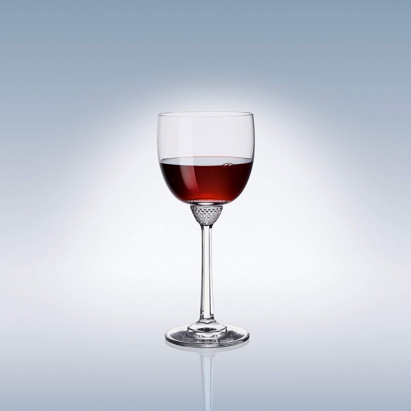 Villeroy & Boch Octavie Claret, 9.5 oz, Crystal Glass, Transparent