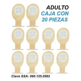 Bolsa Colostomía Adulto Caja 20 Piezas Recortable Y Drenable