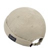 Clakllie Corduroy Docker Cap Sailor Hat Men's Summer Without Visor